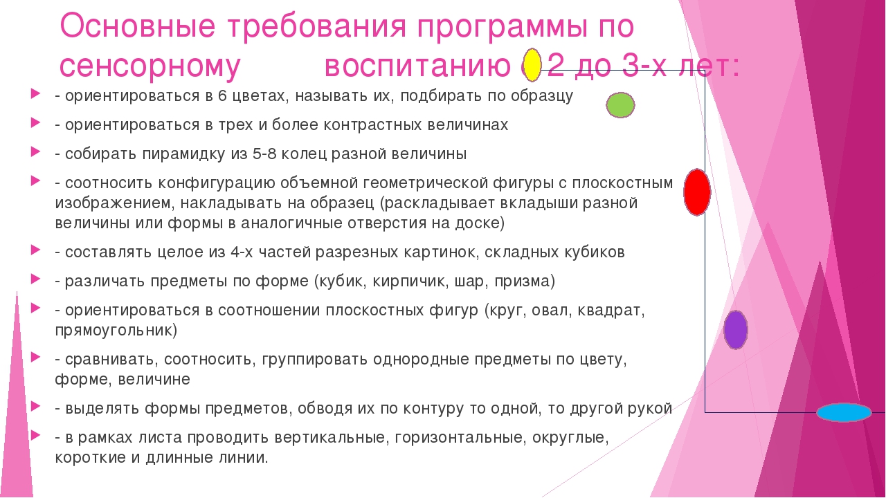 Презентация "Сенсорное воспитание детей раннего возраста"