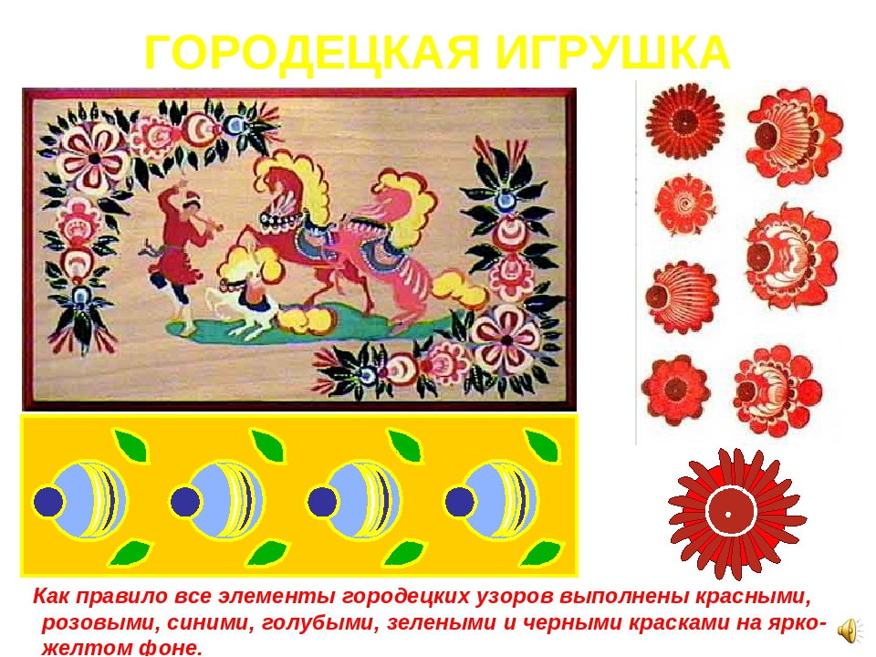 Презентация "Расписная игрушка" (подготовительная группа).