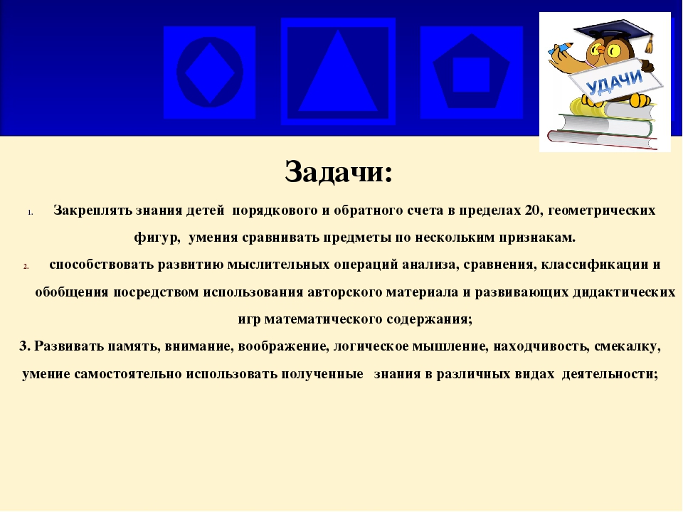 Презентация проекта "Страна сказочной математики"