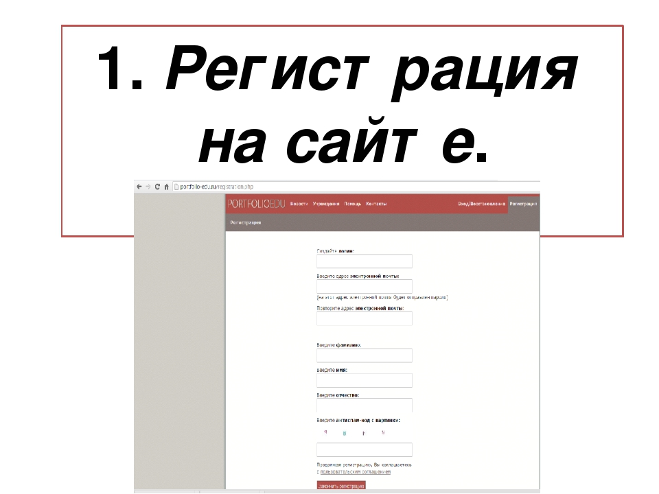 АЛГОРИТМ РАБОТЫ С ЭЛЕКТРОННЫМ ПОРТФОЛИО
