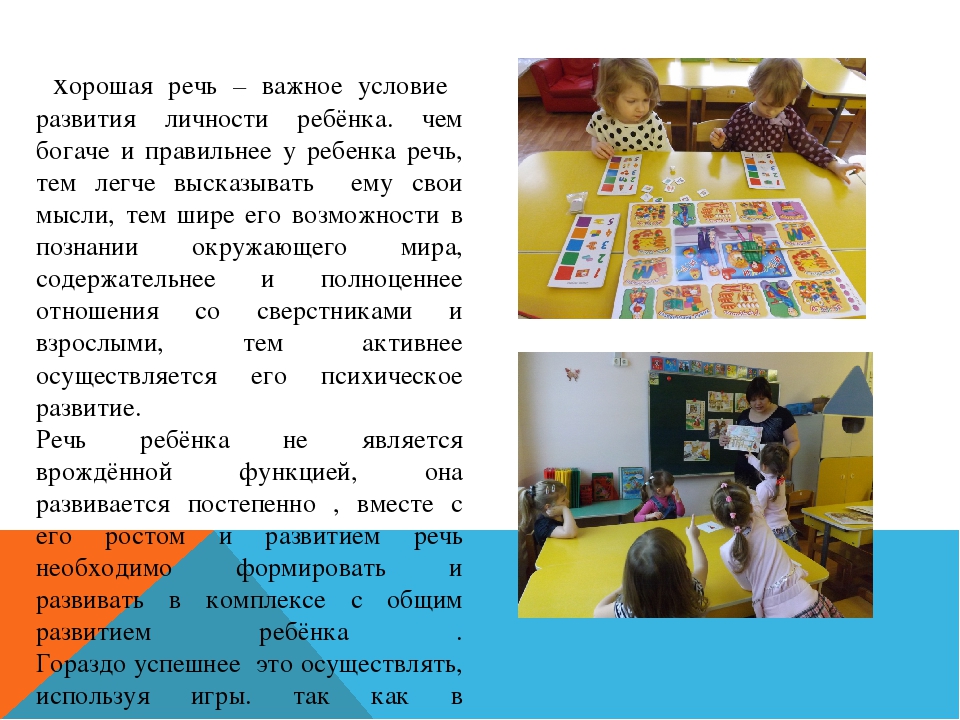 Дидактическая игра как средство развития реч