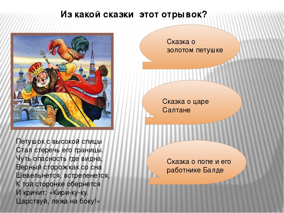 Презентация на тему "В стране сказок А.С.Пушкина"
