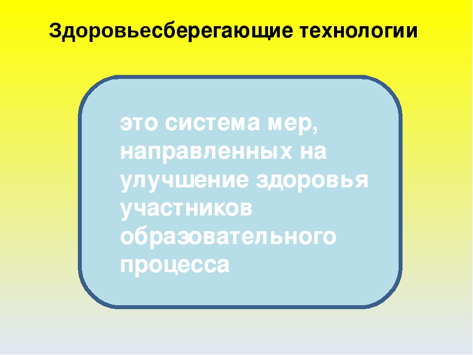 Презентация: "Внедрение в воспитательно – образовательный процесс здоровьесберегающих технологий"