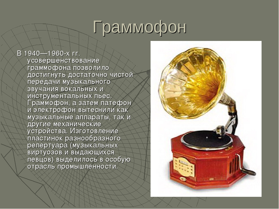 Презентация на тему "История звукозаписи"