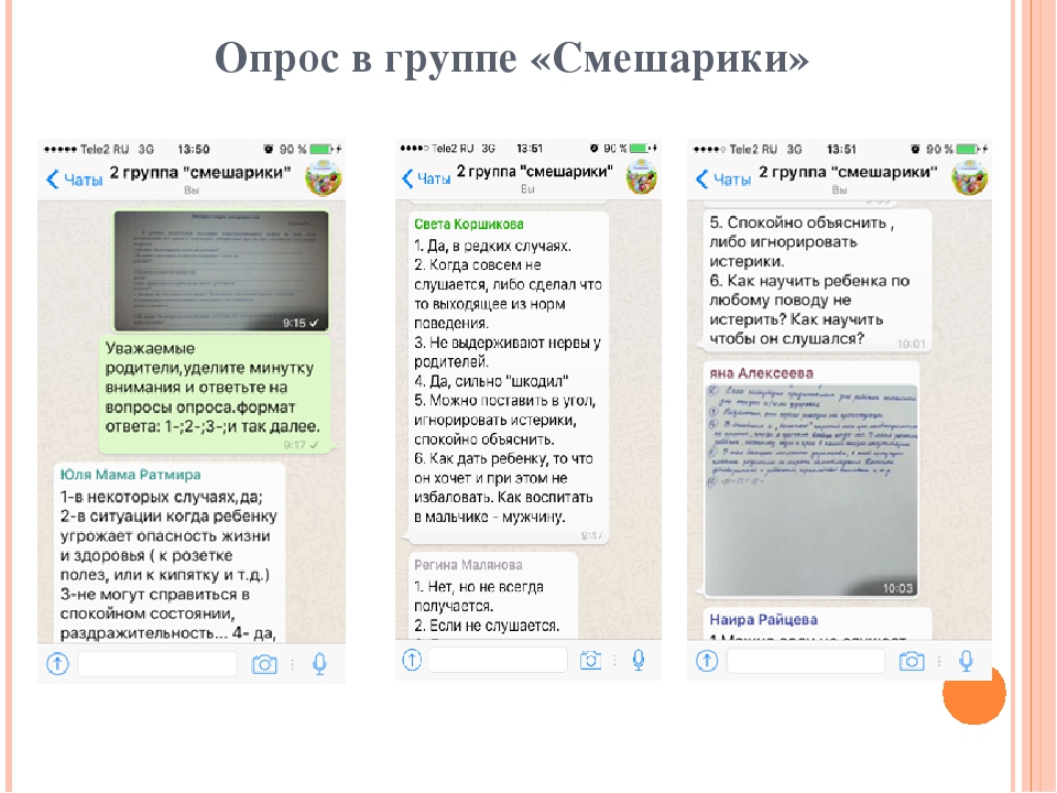 Технология использования приложения Whatsaap в работе с родителями детей раннего возраста
