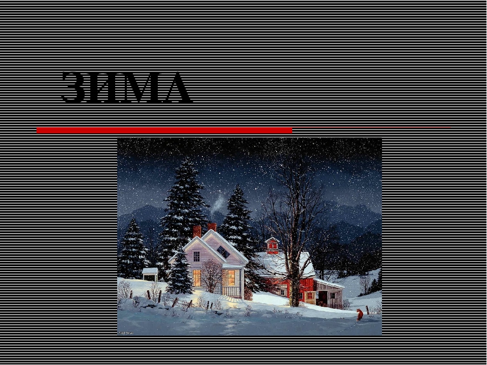 Презентация "Путешествие в зимний лес"