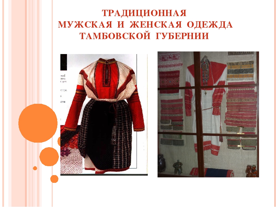 Презентация "Костюм Тамбовской губернии"