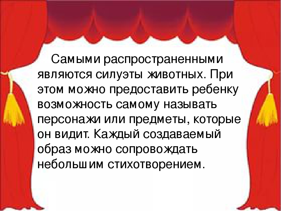 Презентация на тему: "Теневой театр".