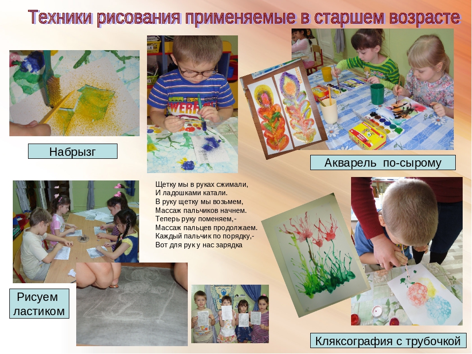 Презентация "Использование нетрадиционных техник рисование в коллективном творчестве детей"