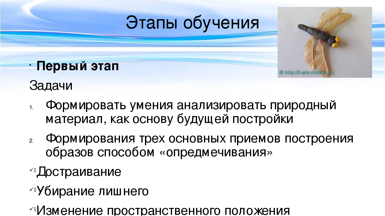 Презентация для урока по МДК 02.03 Теоретические и методические основы организации продуктивных видов деятельности детей дошкольного возраста "Конструирование из природного материала"