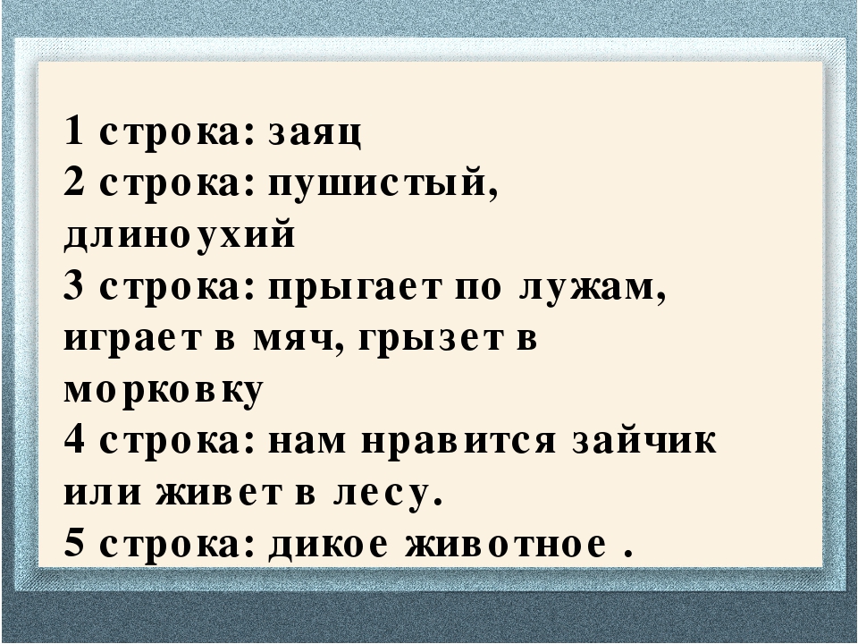 Использование технологии "синквейн" в работе с детьми дошкольного возраста по речевому развитию