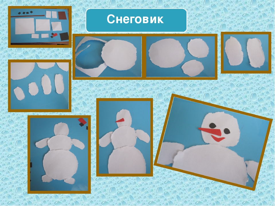 Урок для воспитателя Аппликация для дошкольников