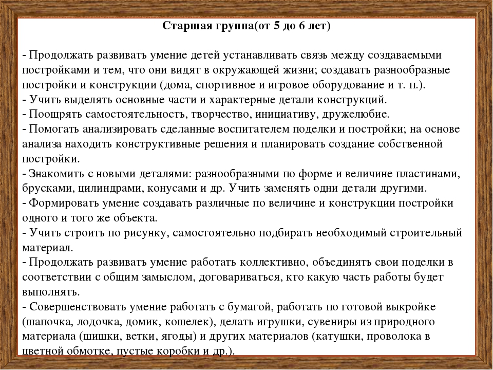 Конструктивно-модельная деятельность в детском саду