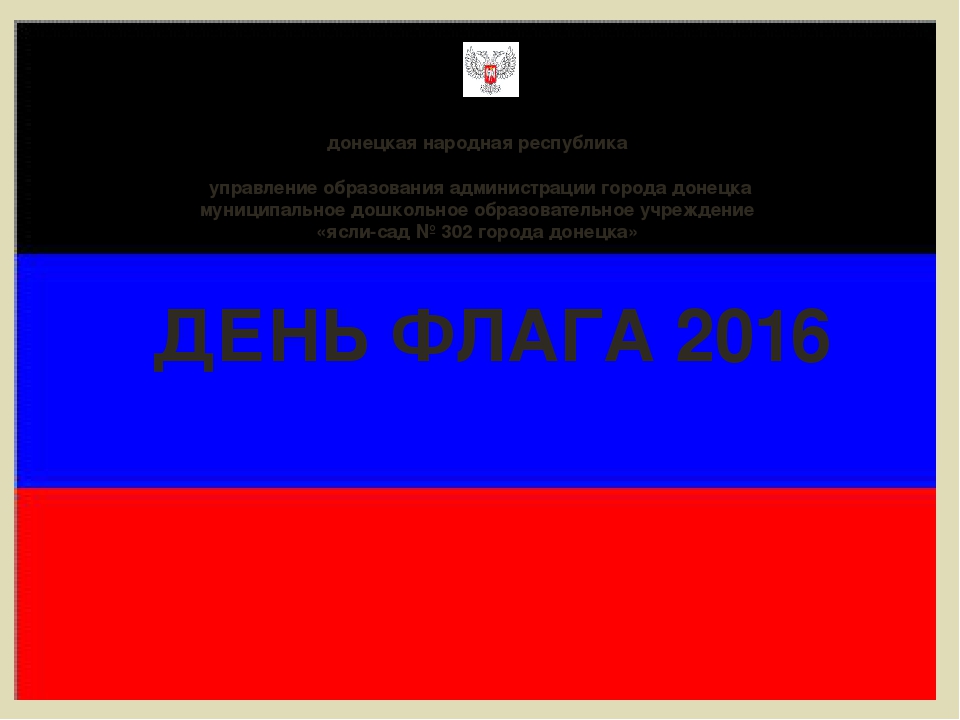 Презентация " День Флага ДНР "