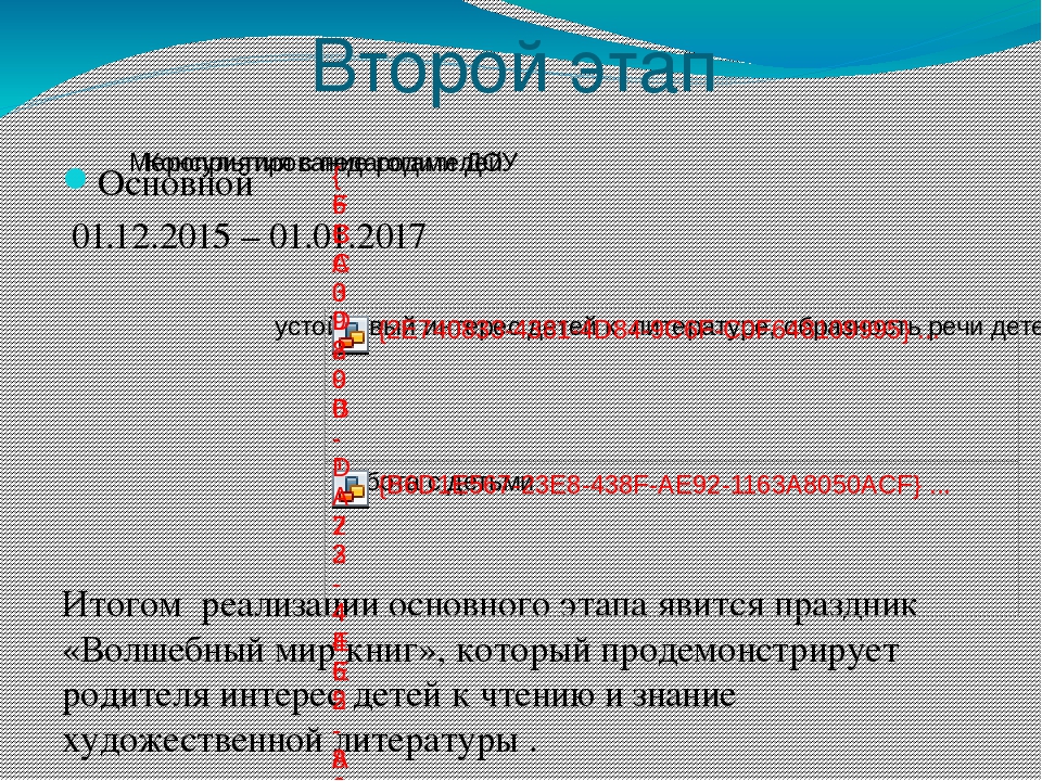 Презентация проекта: "Волшебный мир книг"