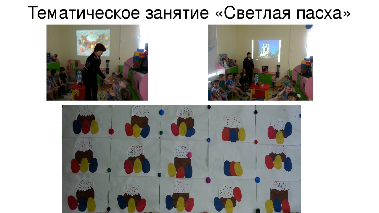 Проект во второй младшей группе "Светлая Пасха"
