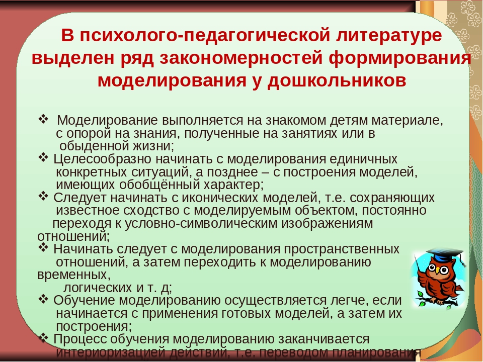 Моделирование как форма работы по речевому развитию с детьми дошкольного возраста