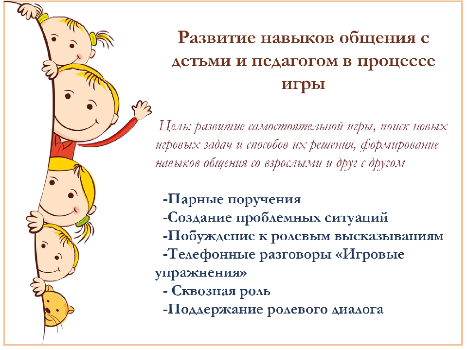 Презентация "Организация сюжетно-ролевой деятельности дошкольников"
