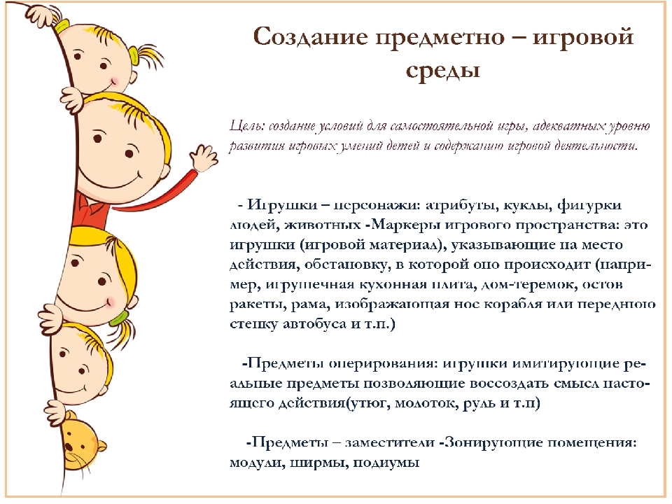 Презентация "Организация сюжетно-ролевой деятельности дошкольников"
