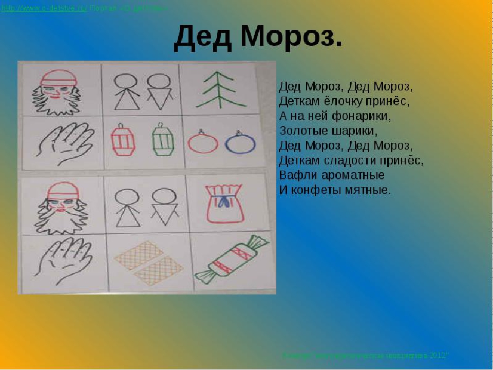Презентация для детей дошкольного возраста "Учим стихи наизусть с помощью мнемотаблиц"