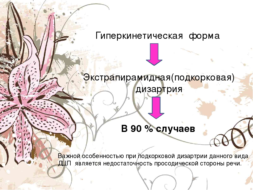 Особенности логопедической работы при детском церебральном параличе