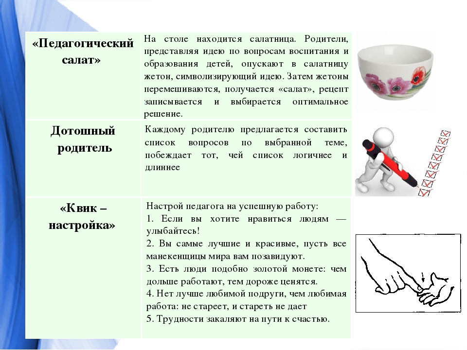 Презентация на тему: "Интерактивные формы работы с родителями в ДОУ"
