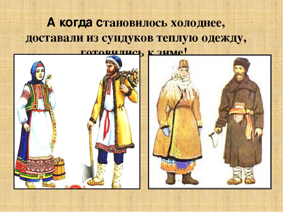 Приложение "Презентация к проекту "Из истории народного костюма" для детей старшего возраста