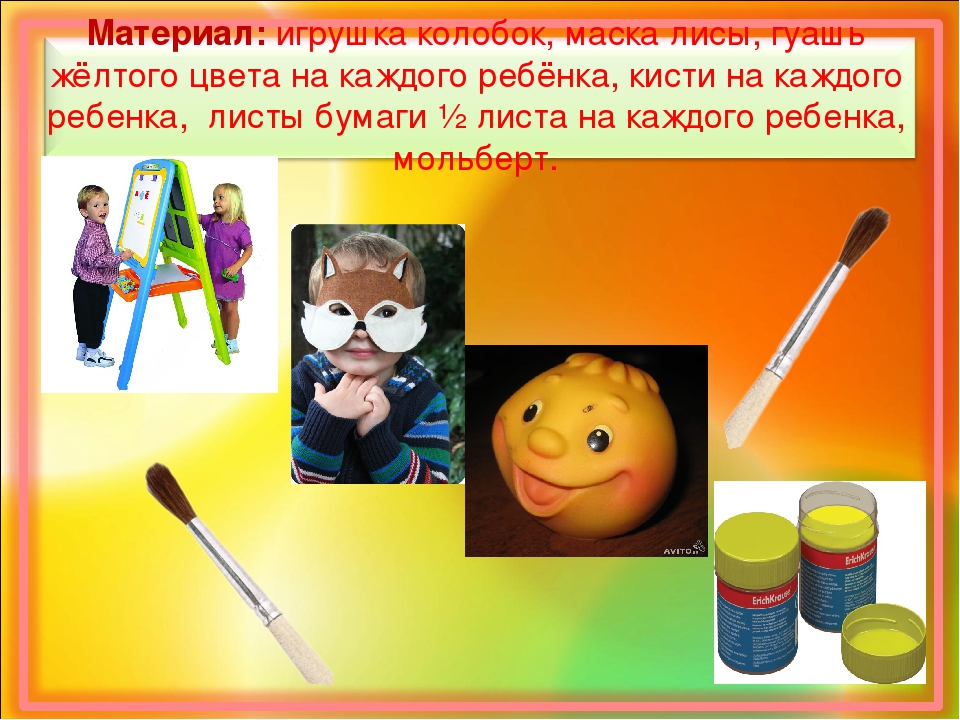 Презентация по ООД рисование в младшей группе Тема:«Колобок».
