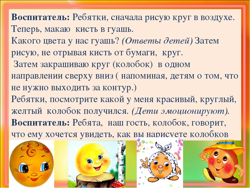 Презентация по ООД рисование в младшей группе Тема:«Колобок».