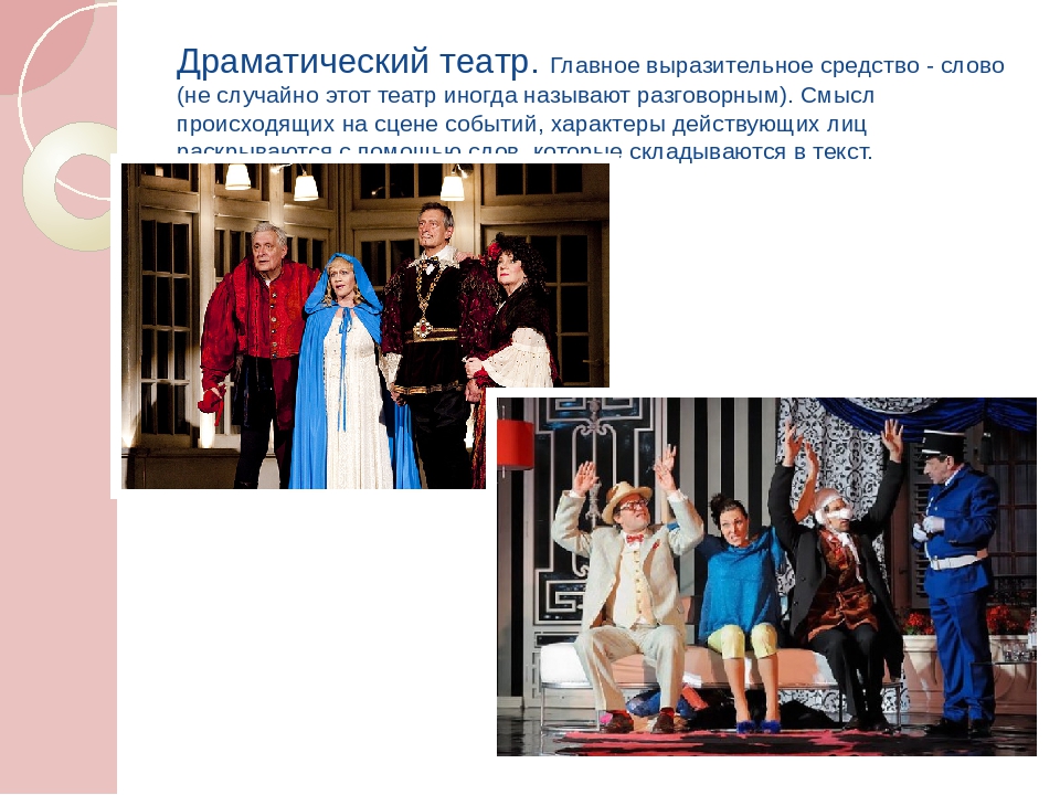 Презентация для детей старшего дошкольного возраста «Мир театра»