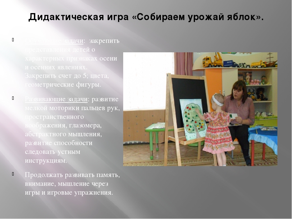 Роль дидактической игры в развитие детей раннего возраста