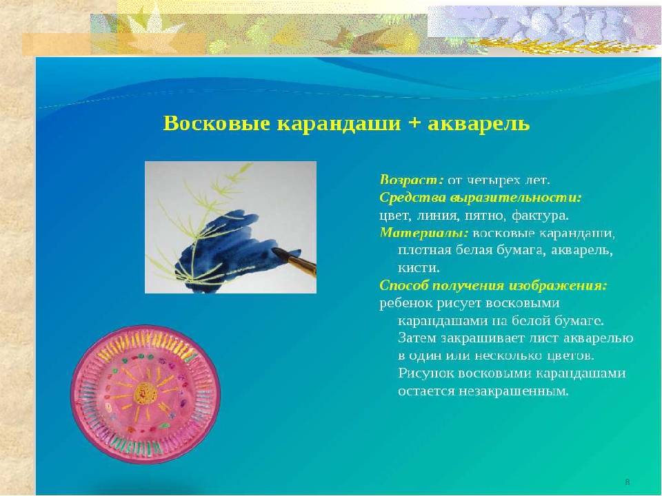 Презентация на тему" Техники нетрадиционного рисования".