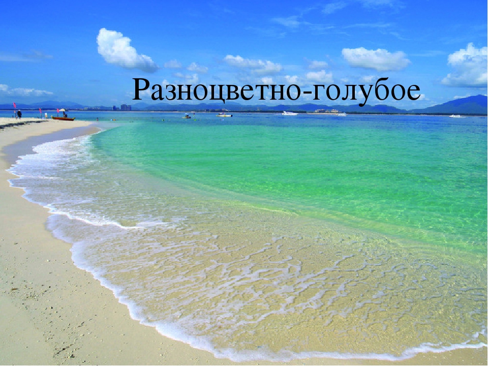 Презентация по познавательному развитию "Море"