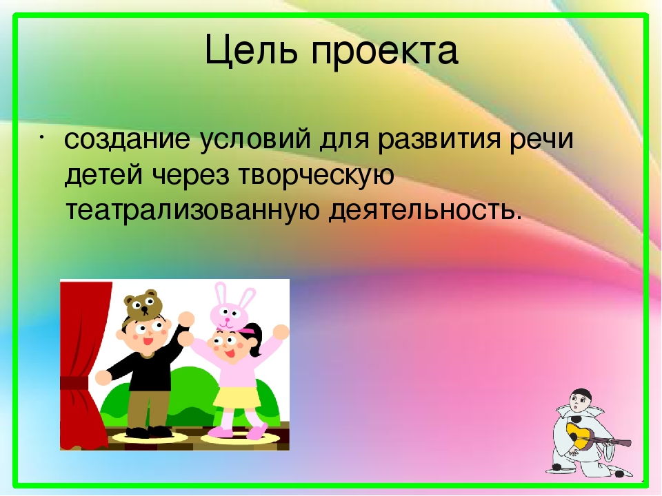 Презентация проекта "Волшебный мир театра"