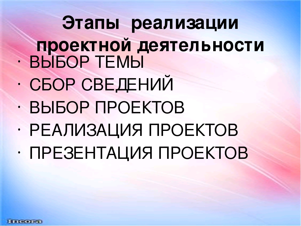 Организация проектной деятельности в ДОУ как интегрированный метод обучения и воспитания.