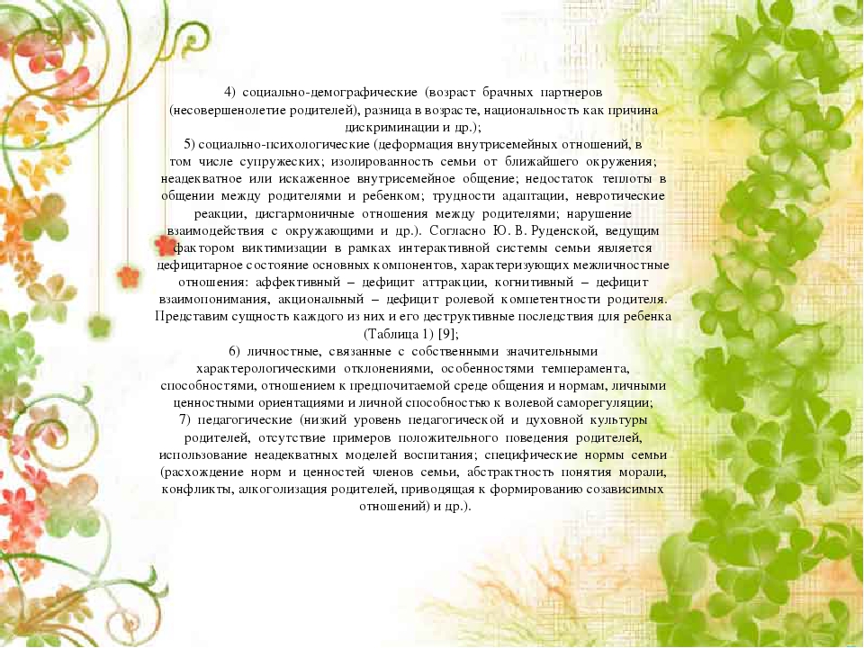 Теоретические основы психологической работы с семьей, воспитывающей ребенка с ОВЗ