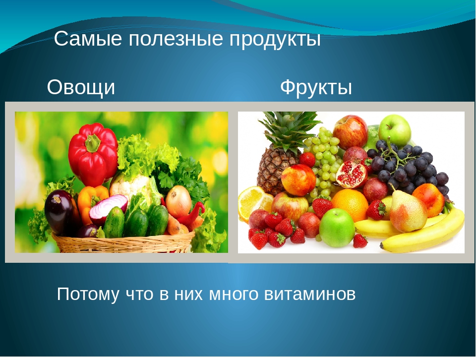 Полезные и вредные продукты презентация для дошкольников