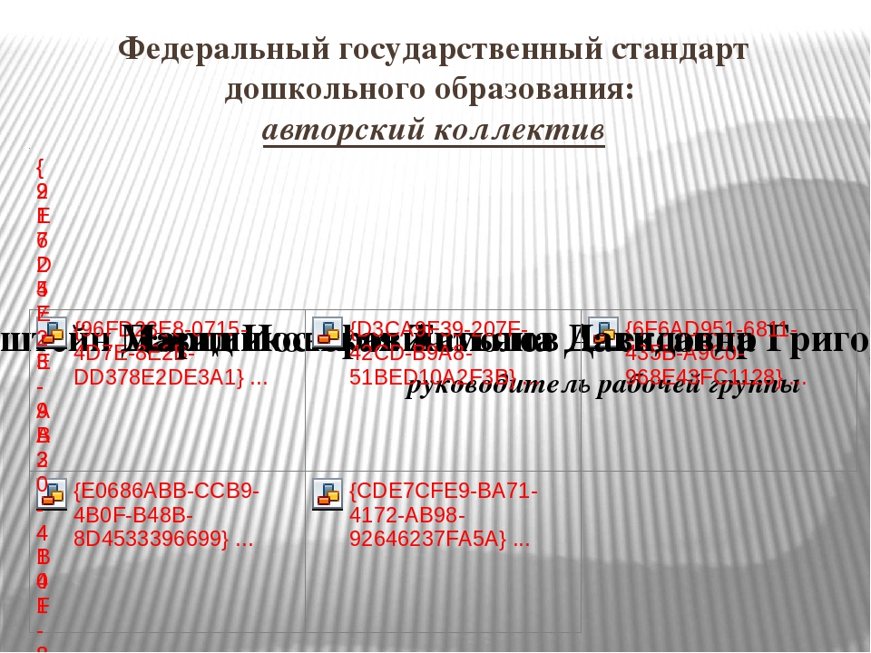 Презентация "ФГОС дошкольного образования о психологической службе: требования и ожидания"