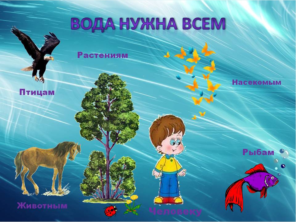 Презентация для среднего дошкольного возраста "Волшебница вода"