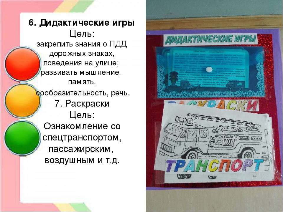 Презентация по изготовлению лэпбука по ПДД
