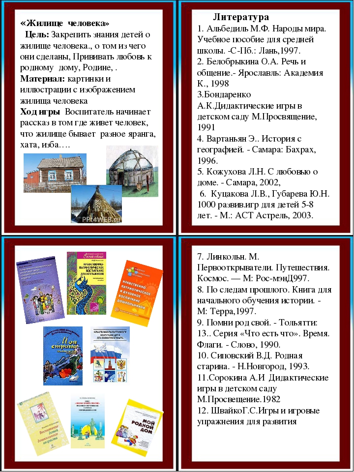 Картотека игр по патриотическому воспитанию для старшего дошкольного возраста