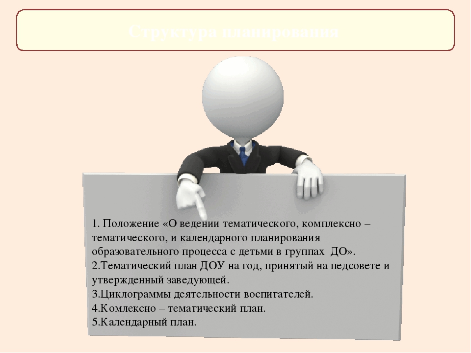 Тематическое планирование в детском саду