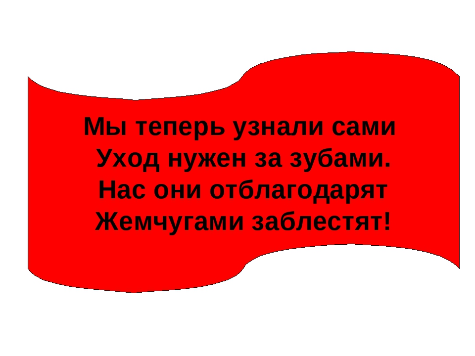 Презентация на тему: "Здоровые зубы - здоровью любы"