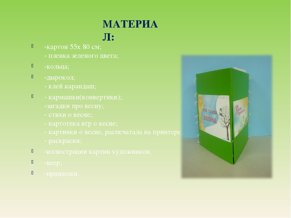 Презентация по экологическому воспитанию "Летбук Весна"