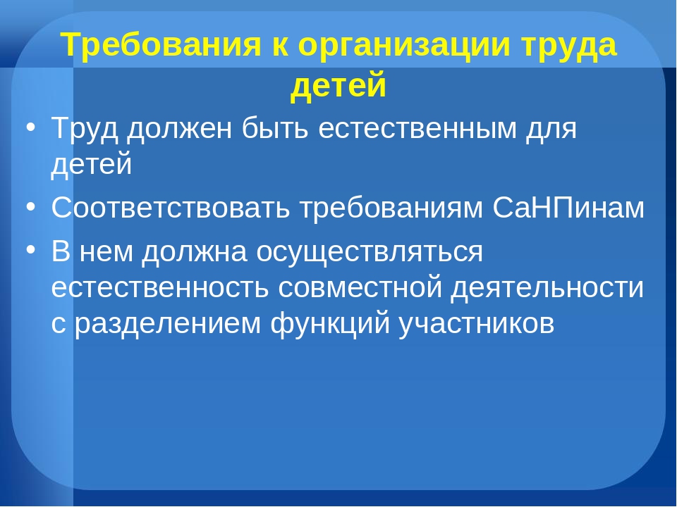 Презентация на тему "Средства и условия трудового воспитания дошкольников"