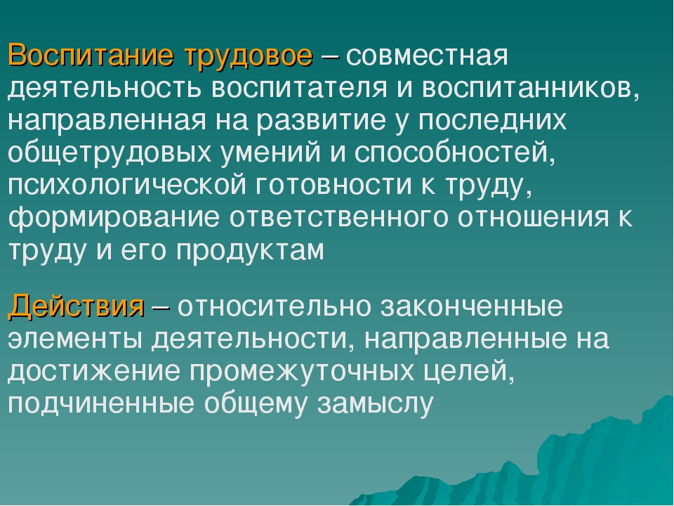 Презентация на тему "Организация трудового воспитания в ДОУ"