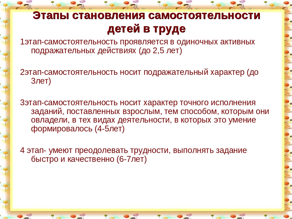 Презентация на тему "Становление трудовой деятельности в дошкольном возрасте"