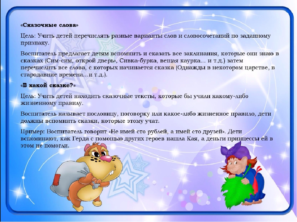 Игры для детей дошкольного возраста по развитию речи, творческого мышления, воображения дошкольников с использованием элементов ТРИЗ технологии
