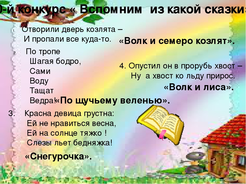 Презентация к игре-викторине для старших дошкольников "В гостях у сказки"