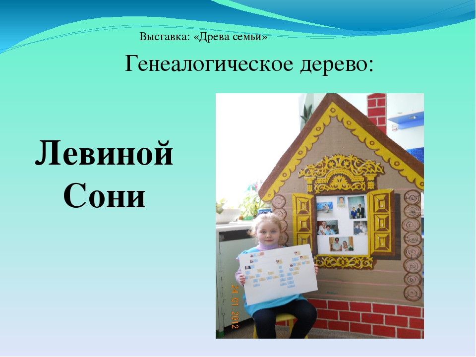 "Тема проекта: Моя семья